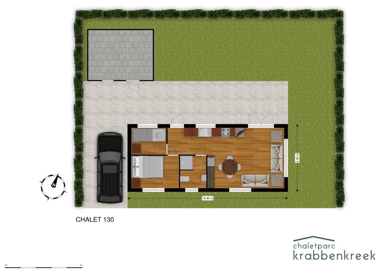 Chaletparc Krabbenkreek Zeeland - Chalet 130 Sint Annaland Exteriér fotografie